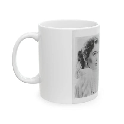 Lori Nelson #202 (Vintage Female Icon) White Coffee Mug-Go Mug Yourself
