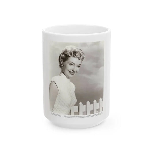 Lori Nelson #204 (Vintage Female Icon) White Coffee Mug-15oz-Go Mug Yourself