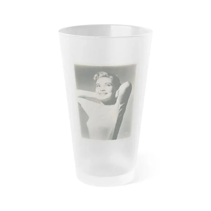 Lori Nelson #205 (Vintage Female Icon) Frosted Pint Glass 16oz 16oz Frosted - Go Mug Yourself