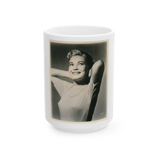 Lori Nelson #205 (Vintage Female Icon) White Coffee Mug-15oz-Go Mug Yourself