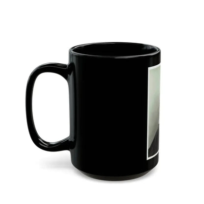 Lori Nelson #207 - B&W Glamour Dress Photo (Vintage Female Icon) Black Coffee Mug - Go Mug Yourself