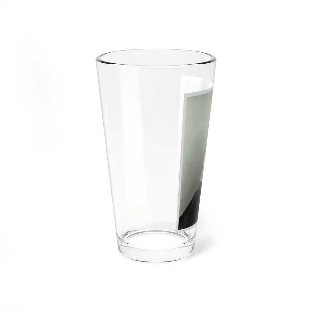 Lori Nelson #207 - B&W Glamour Dress Photo (Vintage Female Icon) Pint Glass 16oz - Go Mug Yourself