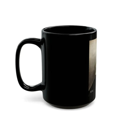 Lori Nelson #207 - B&W Glamour Dress Upper Body & Waist Photo (Vintage Female Icon) Black Coffee Mug - Go Mug Yourself