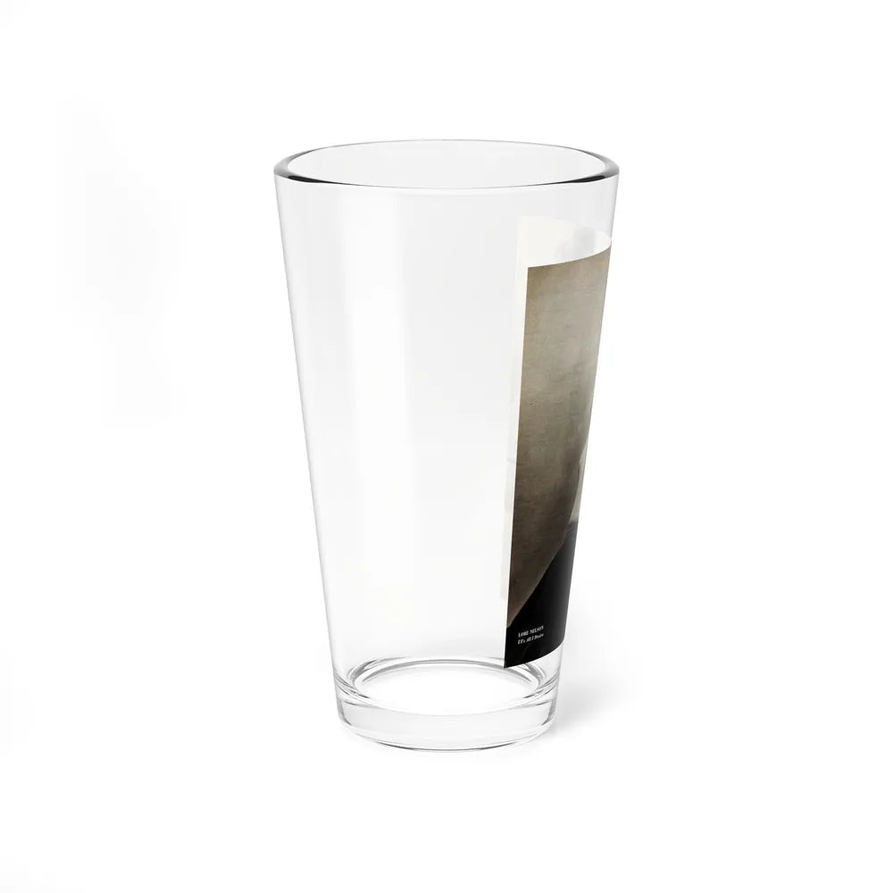 Lori Nelson #207 - B&W Glamour Dress Upper Body & Waist Photo (Vintage Female Icon) Pint Glass 16oz - Go Mug Yourself