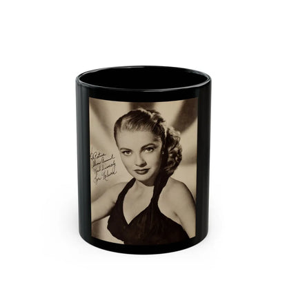 Lori Nelson #208 (Vintage Female Icon) Black Coffee Mug-11oz-Go Mug Yourself