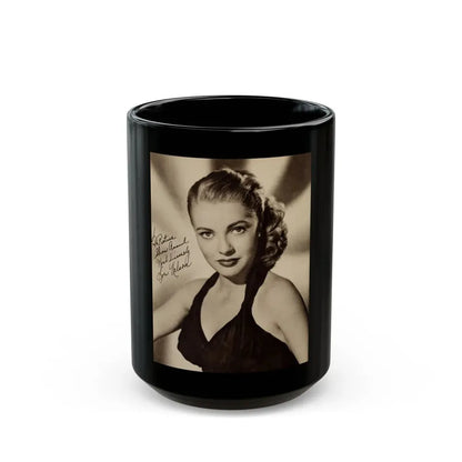 Lori Nelson #208 (Vintage Female Icon) Black Coffee Mug 15oz - Go Mug Yourself