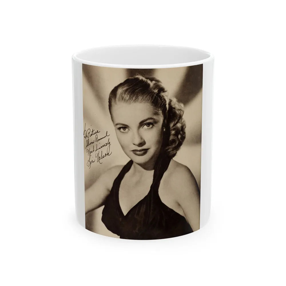 Lori Nelson #208 (Vintage Female Icon) White Coffee Mug-11oz-Go Mug Yourself