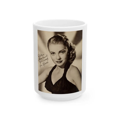 Lori Nelson #208 (Vintage Female Icon) White Coffee Mug-15oz-Go Mug Yourself