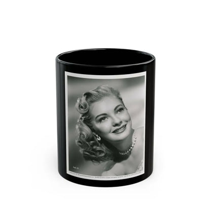 Lori Nelson #209 (Vintage Female Icon) Black Coffee Mug-11oz-Go Mug Yourself