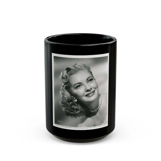 Lori Nelson #209 (Vintage Female Icon) Black Coffee Mug-15oz-Go Mug Yourself