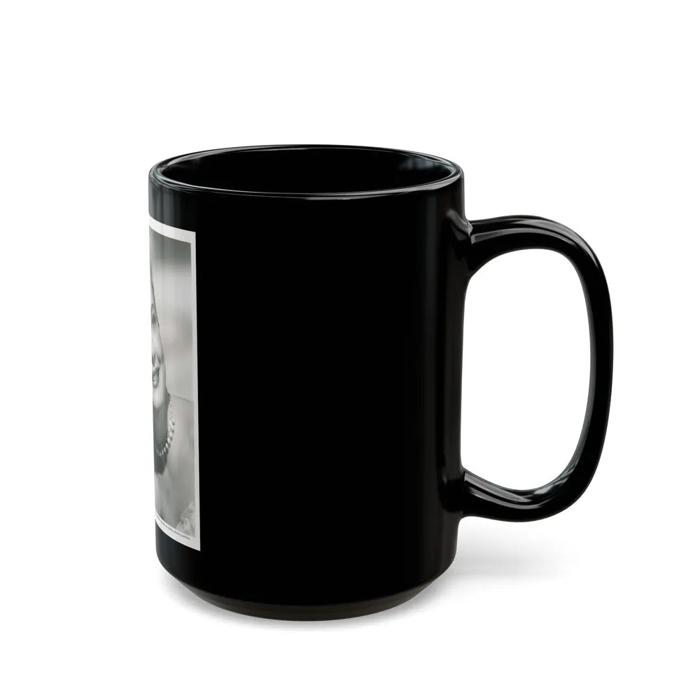 Lori Nelson #209 (Vintage Female Icon) Black Coffee Mug-Go Mug Yourself