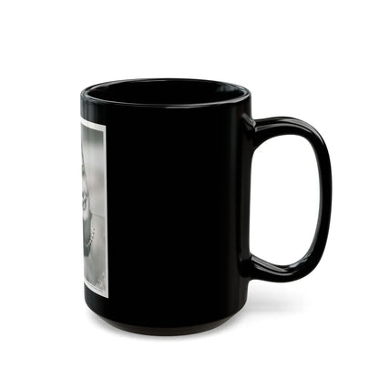 Lori Nelson #209 (Vintage Female Icon) Black Coffee Mug-Go Mug Yourself