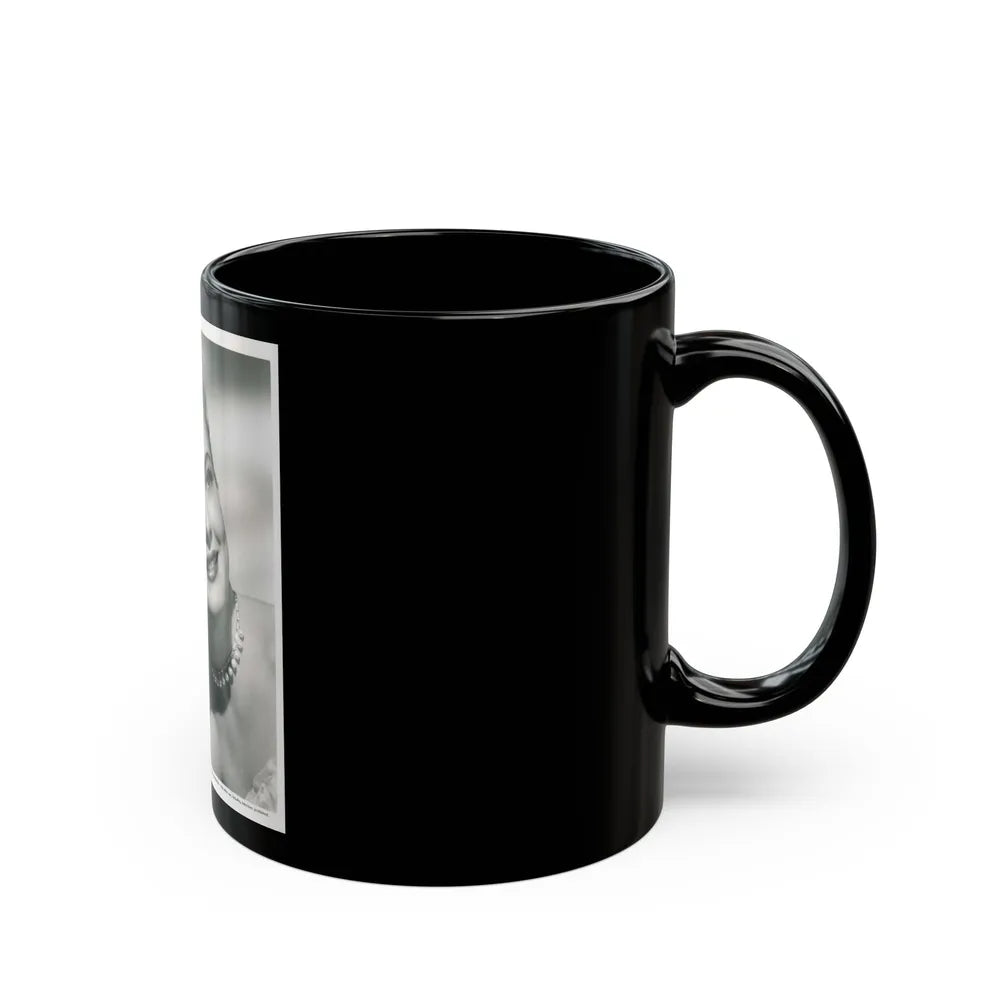 Lori Nelson #209 (Vintage Female Icon) Black Coffee Mug-Go Mug Yourself