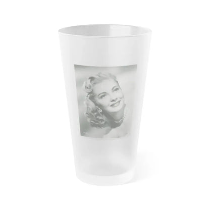 Lori Nelson #209 (Vintage Female Icon) Frosted Pint Glass 16oz 16oz Frosted - Go Mug Yourself