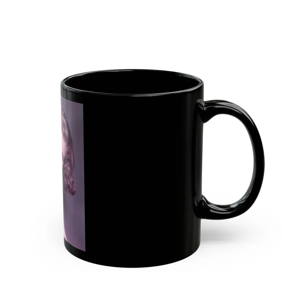 Lori Nelson #212 (Vintage Female Icon) Black Coffee Mug-Go Mug Yourself