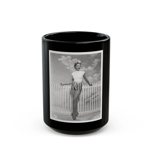 Lori Nelson #214 (Vintage Female Icon) Black Coffee Mug-15oz-Go Mug Yourself