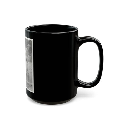 Lori Nelson #214 (Vintage Female Icon) Black Coffee Mug-Go Mug Yourself