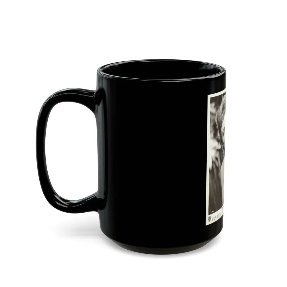 Lori Nelson #216 (Vintage Female Icon) Black Coffee Mug-Go Mug Yourself