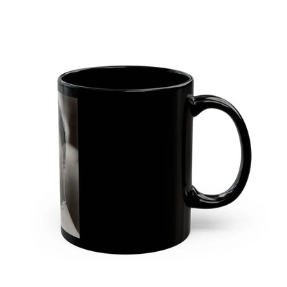 Lori Nelson #217 (Vintage Female Icon) Black Coffee Mug-Go Mug Yourself