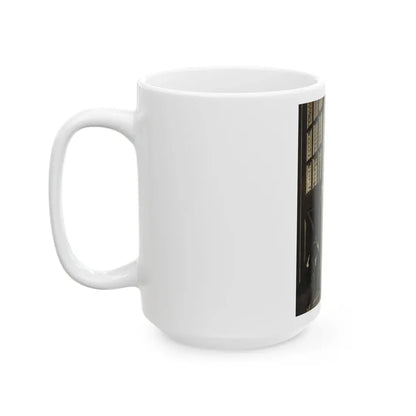 Lori Nelson #218 - Vintage B&W 8x10.5 Photo from Movie Life Magazine Page circa 1950's (Vintage Female Icon) White Coffee Mug - Go Mug Yourself