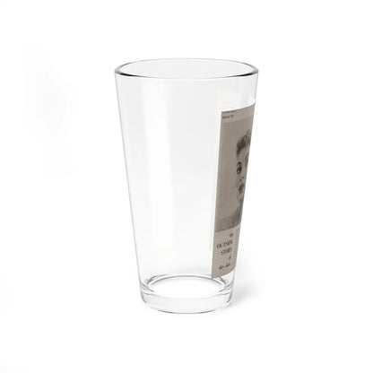 Lori Nelson #219 - Vintage B&W 8x10.5 Photo Glamour Head & Shoulder Shot putting on skin cream an add 1 (Vintage Female Icon) Pint Glass 16oz - Go Mug Yourself
