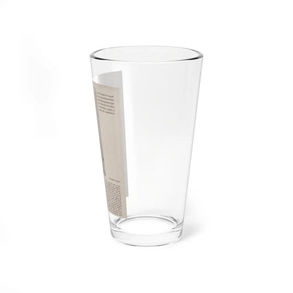Lori Nelson #219 - Vintage B&W 8x10.5 Photo Glamour Head & Shoulder Shot putting on skin cream an add 1 (Vintage Female Icon) Pint Glass 16oz - Go Mug Yourself