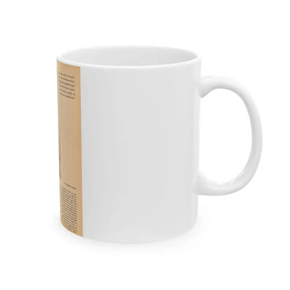Lori Nelson #219 - Vintage B&W 8x10.5 Photo Glamour Head & Shoulder Shot putting on skin cream an add (Vintage Female Icon) White Coffee Mug - Go Mug Yourself