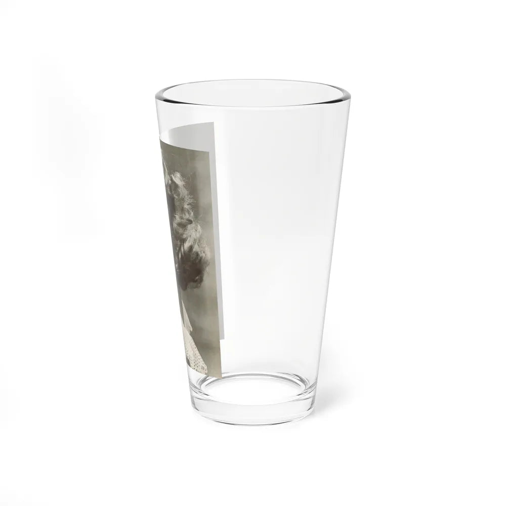 Lori Nelson #222 - Vintage B&W 8x10.5 Photo Glamour Head & Shoulder Shot Circa 1950's (Vintage Female Icon) Pint Glass 16oz - Go Mug Yourself