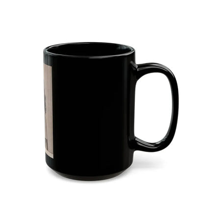 Lori Nelson #225 - Vintage B&W 3x4 Glamour Head & Shoulder Shot Circa 1950's Clipping (Vintage Female Icon) Black Coffee Mug - Go Mug Yourself