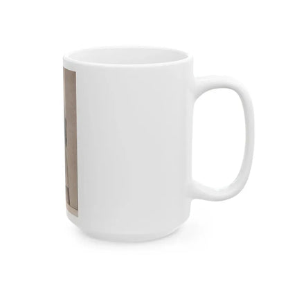 Lori Nelson #225 - Vintage B&W 3x4 Glamour Head & Shoulder Shot Circa 1950's Clipping (Vintage Female Icon) White Coffee Mug - Go Mug Yourself