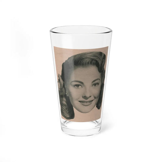 Lori Nelson #226 - Vintage B&W 3.75x5 Head Shot Circa 1950's (Vintage Female Icon) Pint Glass 16oz 16oz - Go Mug Yourself