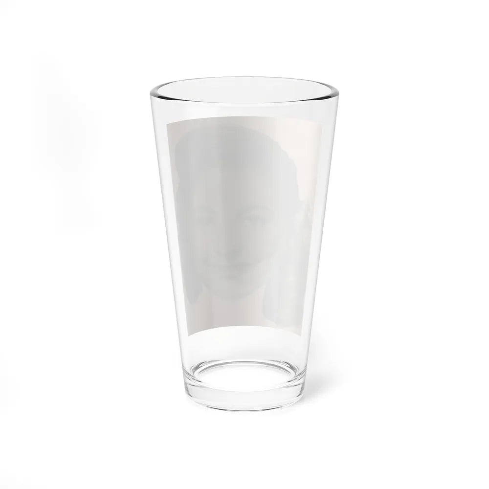 Lori Nelson #226 - Vintage B&W 3.75x5 Head Shot Circa 1950's (Vintage Female Icon) Pint Glass 16oz - Go Mug Yourself