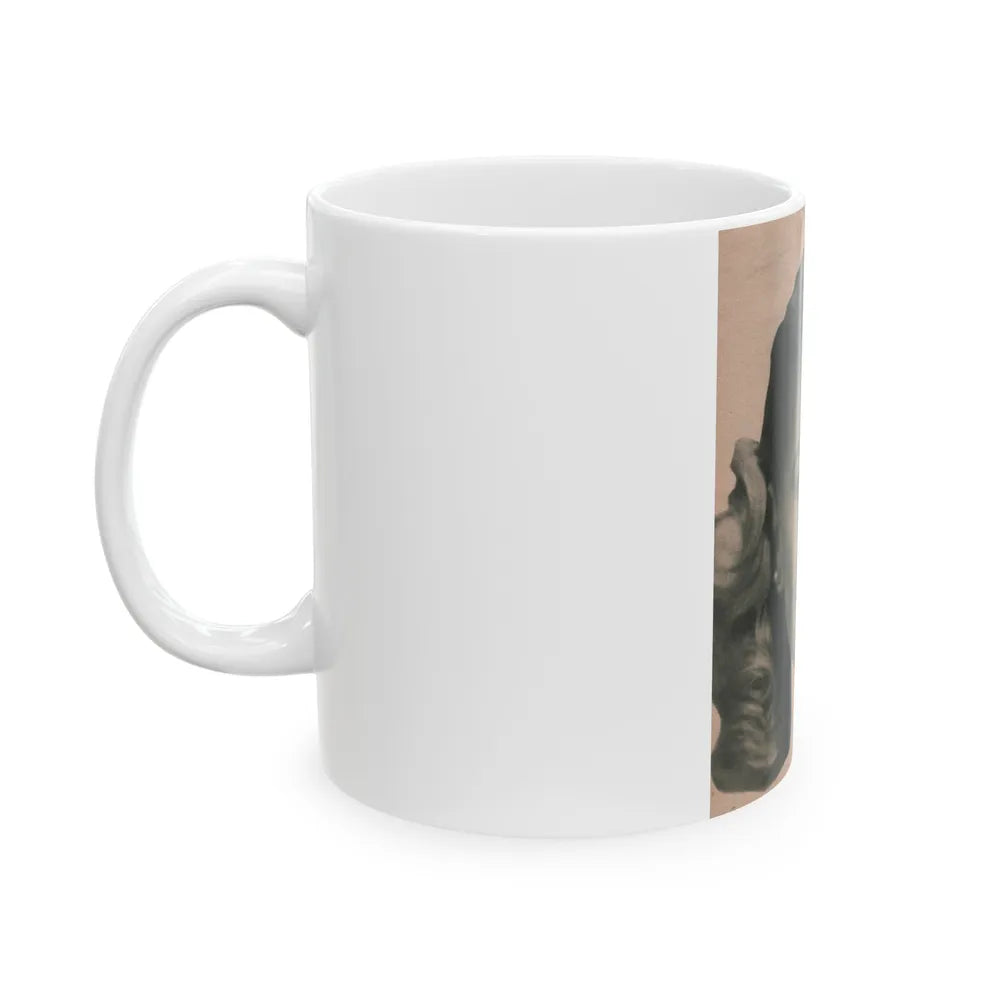 Lori Nelson #226 - Vintage B&W 3.75x5 Head Shot Circa 1950's (Vintage Female Icon) White Coffee Mug-Go Mug Yourself