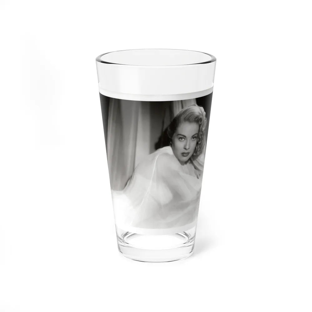 Lori Nelson #230 - Negative Struck 80's or 90's Re-Print 8x10 1950's B&W of Upper Body Glamour Photo (Vintage Female Icon) Pint Glass 16oz 16oz - Go Mug Yourself