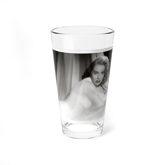 Lori Nelson #230 - Negative Struck 80's or 90's Re-Print 8x10 1950's B&W of Upper Body Glamour Photo (Vintage Female Icon) Pint Glass 16oz 16oz - Go Mug Yourself