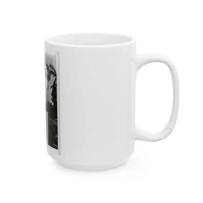 Lori Nelson #231 - Irving Klaw Negative Struck 8x10 1950's 1 Piece Swimsuit Pin-Up Cheesecake Photo (Vintage Female Icon) White Coffee Mug - Go Mug Yourself