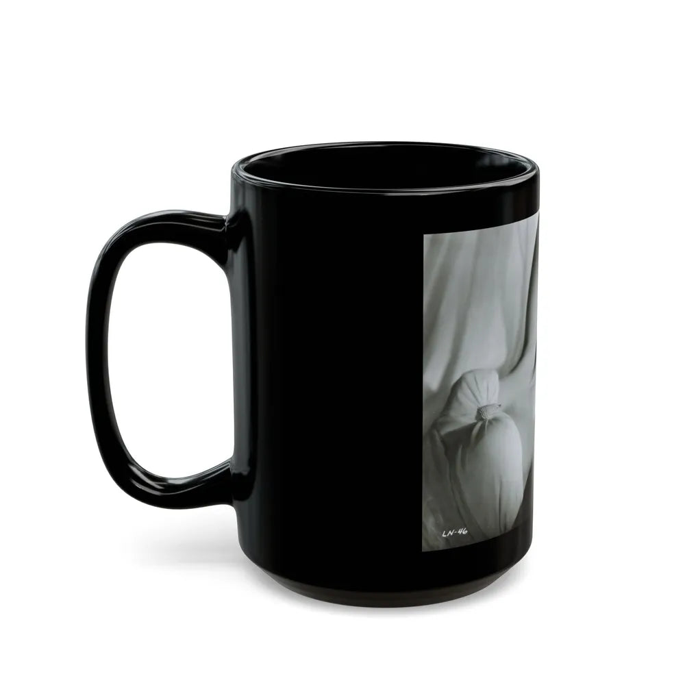 Lori Nelson #232 (Vintage Female Icon) Black Coffee Mug-Go Mug Yourself