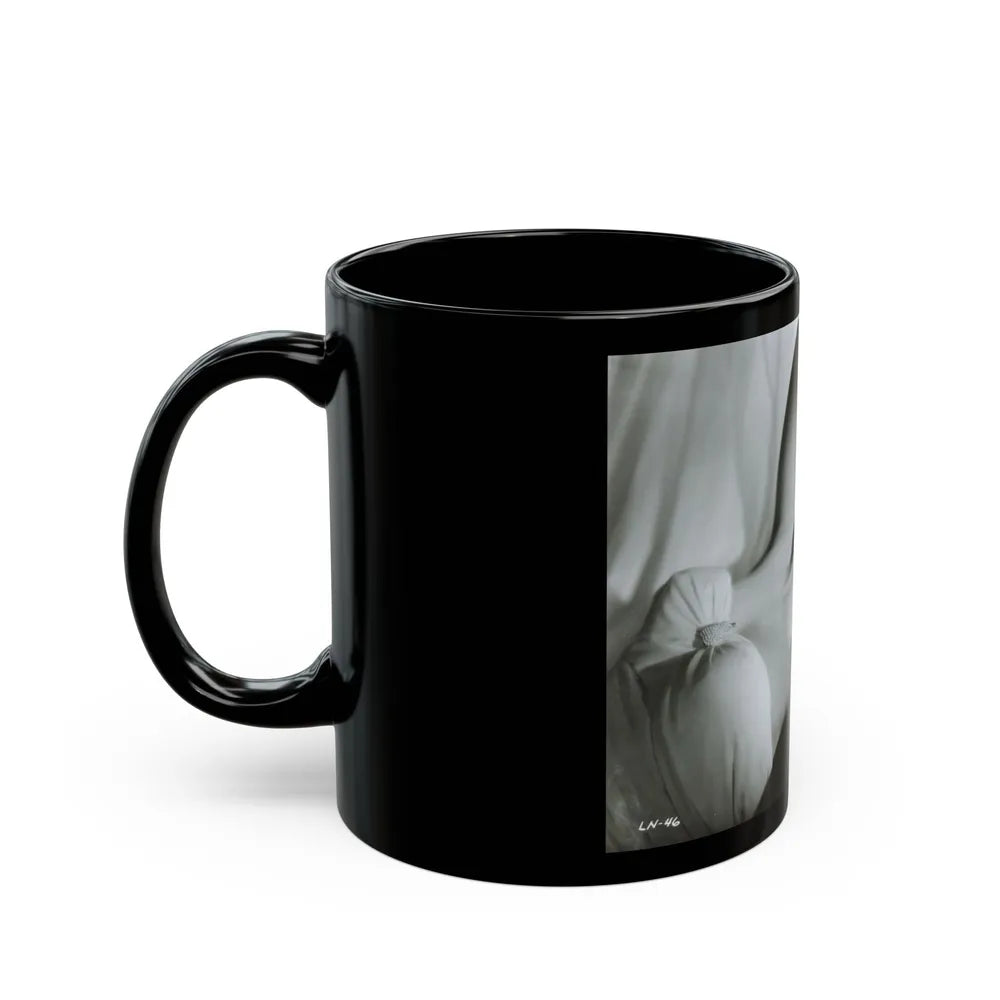 Lori Nelson #232 (Vintage Female Icon) Black Coffee Mug-Go Mug Yourself