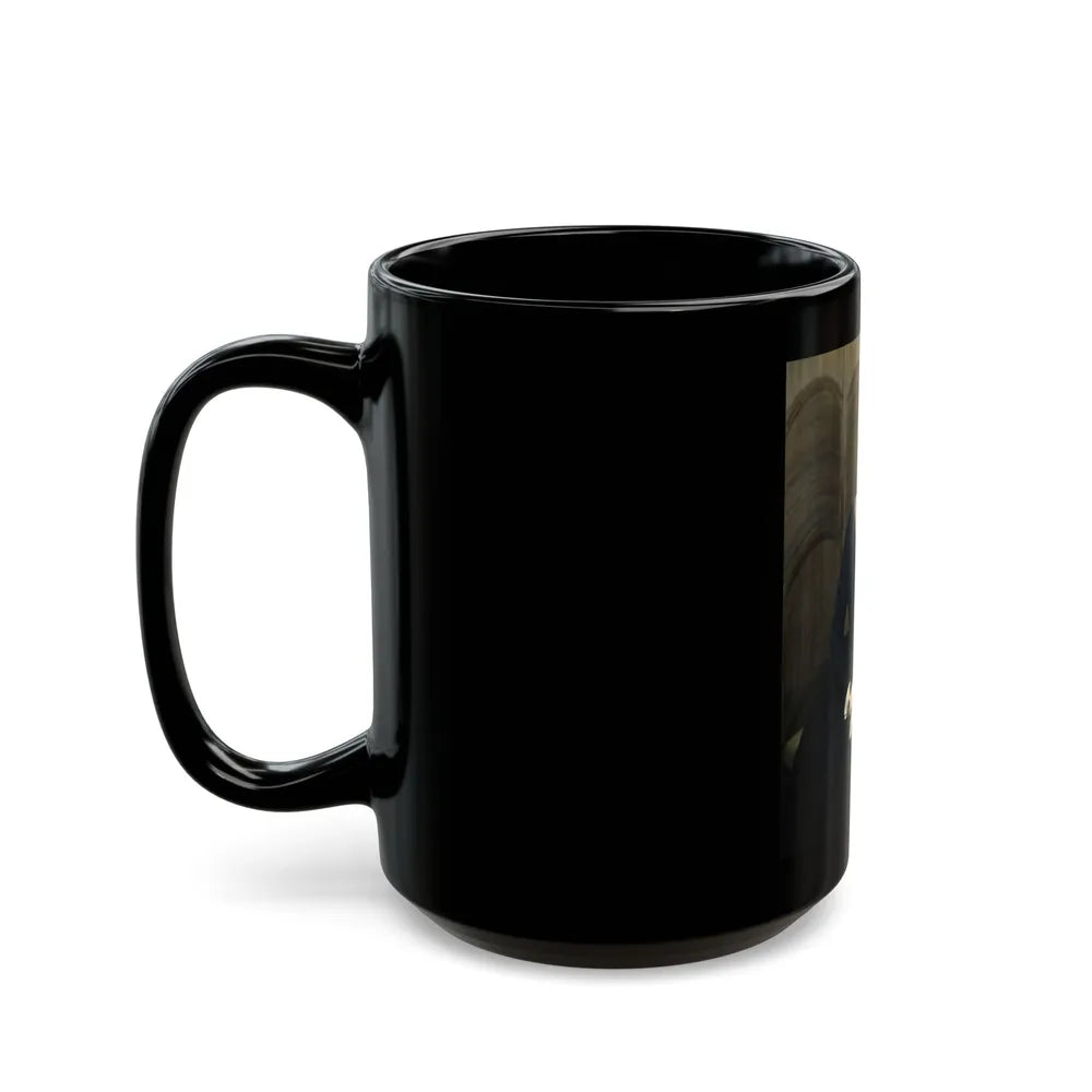 Lori Nelson #233 (Vintage Female Icon) Black Coffee Mug-Go Mug Yourself