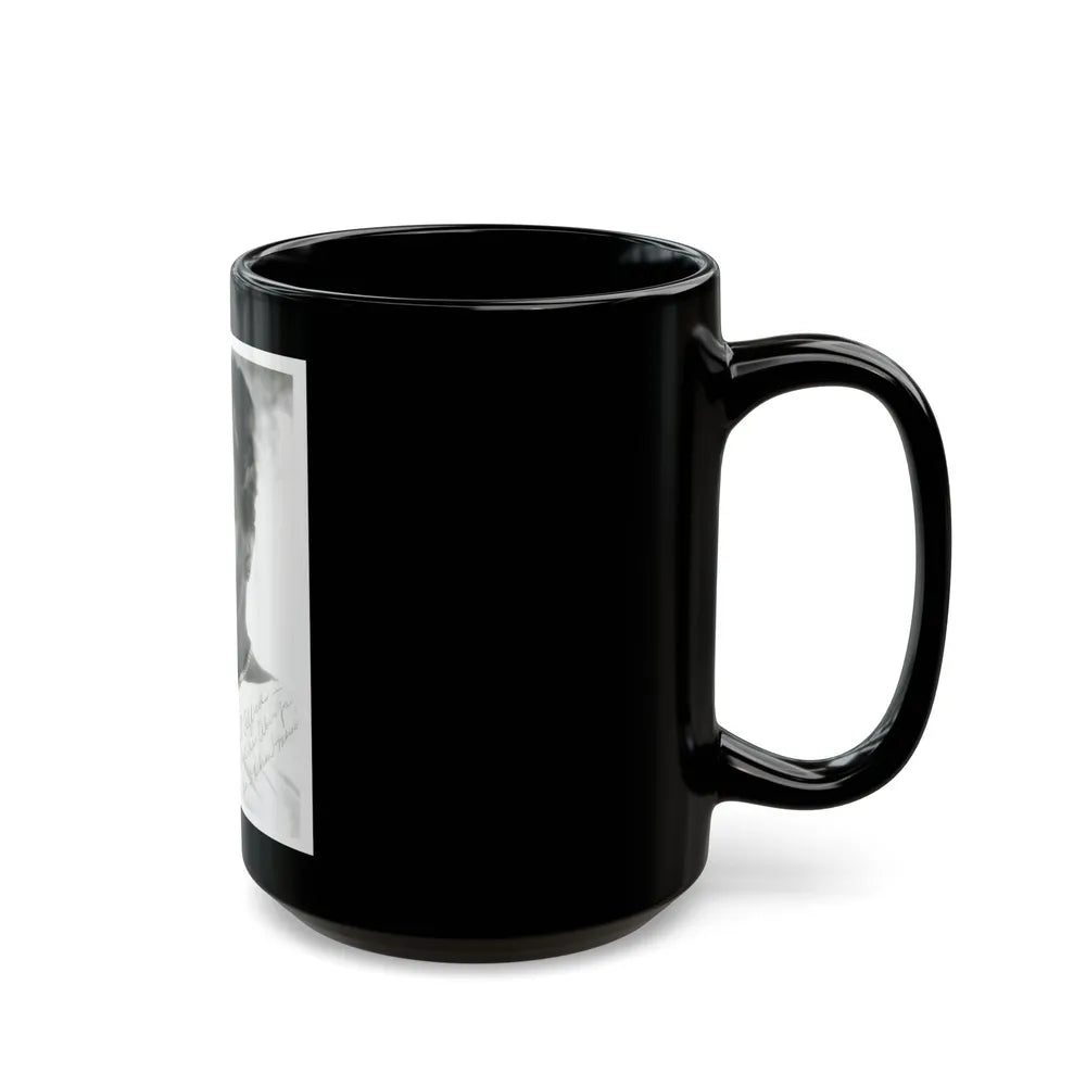 Lori Nelson #234 (Vintage Female Icon) Black Coffee Mug-Go Mug Yourself
