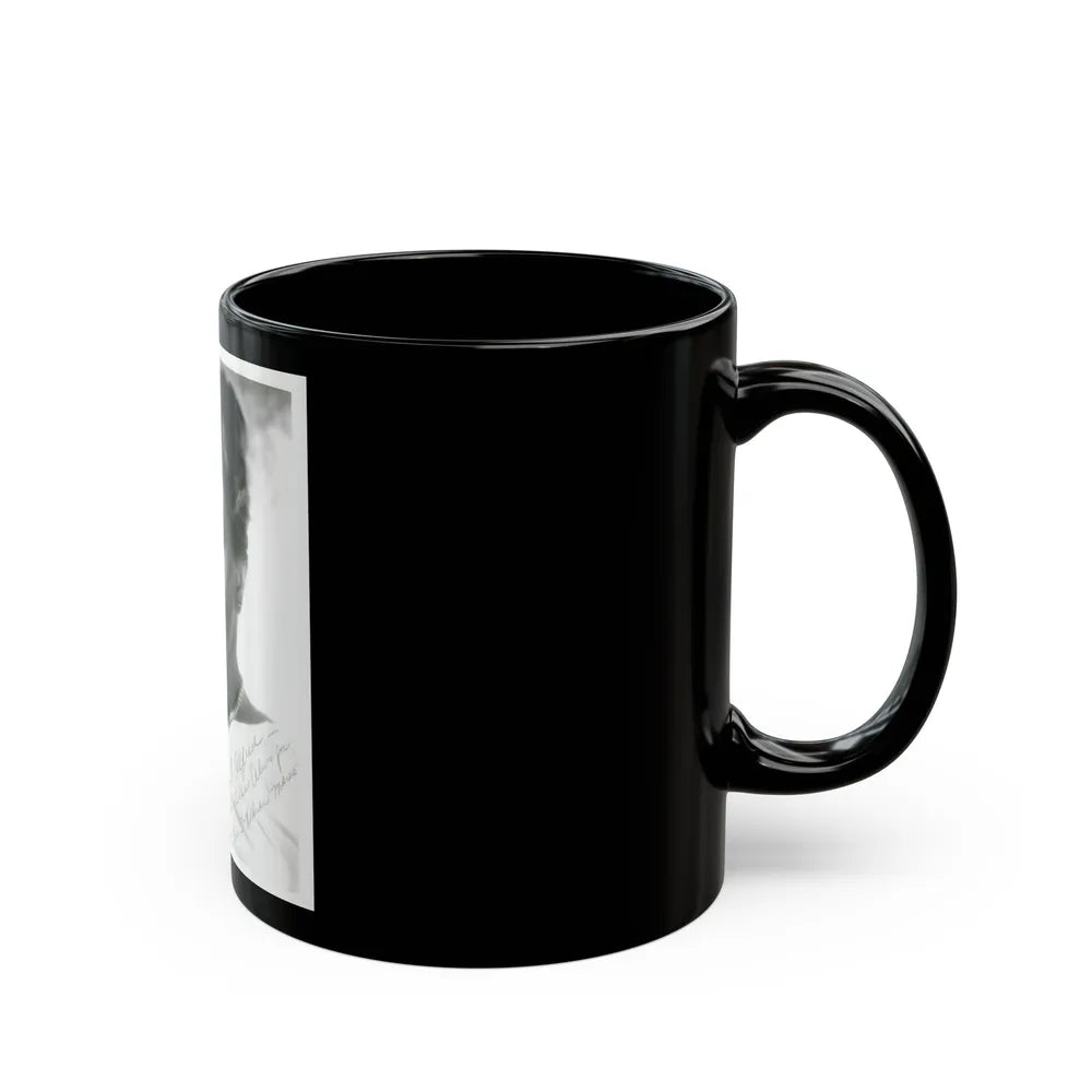 Lori Nelson #234 (Vintage Female Icon) Black Coffee Mug-Go Mug Yourself