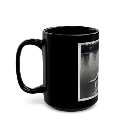 Lori Nelson #236 - 8x10 1-Piece Swimsuit B&W Cheesecake Vintage Pin-Up Photo from 7-11-1952 1 (Vintage Female Icon) Black Coffee Mug - Go Mug Yourself