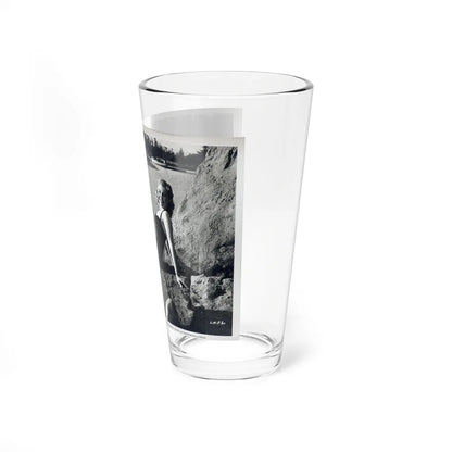 Lori Nelson #236 - 8x10 1-Piece Swimsuit B&W Cheesecake Vintage Pin-Up Photo from 7-11-1952 1 (Vintage Female Icon) Pint Glass 16oz - Go Mug Yourself