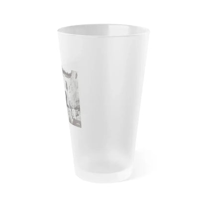 Lori Nelson #236 - 8x10 1-Piece Swimsuit B&W Cheesecake Vintage Pin-Up Photo from 7-11-1952 3 (Vintage Female Icon) Frosted Pint Glass 16oz - Go Mug Yourself