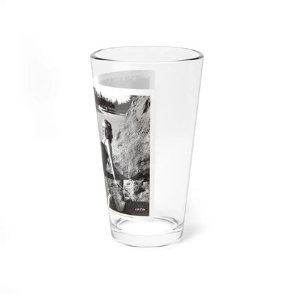 Lori Nelson #236 - 8x10 1-Piece Swimsuit B&W Cheesecake Vintage Pin-Up Photo from 7-11-1952 3 (Vintage Female Icon) Pint Glass 16oz - Go Mug Yourself