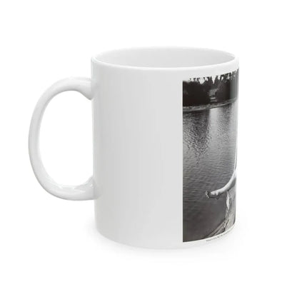 Lori Nelson #236 - 8x10 1-Piece Swimsuit B&W Cheesecake Vintage Pin-Up Photo from 7-11-1952 3 (Vintage Female Icon) White Coffee Mug - Go Mug Yourself