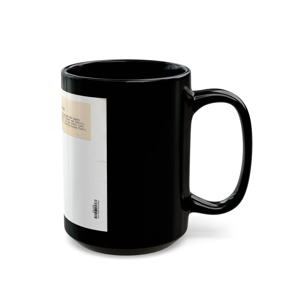 Lori Nelson #236 - 8x10 1-Piece Swimsuit B&W Cheesecake Vintage Pin-Up Photo from 7-11-1952 4 (Vintage Female Icon) Black Coffee Mug-Go Mug Yourself