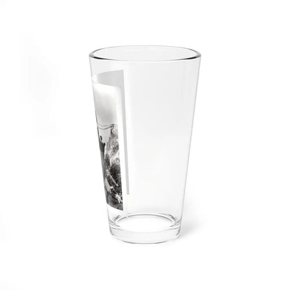 Lori Nelson #237 - 8x10 1-Piece Swimsuit B&W Cheesecake Vintage Pin-Up Photo with Paddle from 1952 (Vintage Female Icon) Pint Glass 16oz - Go Mug Yourself