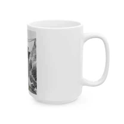 Lori Nelson #238 - 8x10 1-Piece Swimsuit B&W Cheesecake Vintage Pin-Up Photo with Paddle from 1952 (Vintage Female Icon) White Coffee Mug-Go Mug Yourself