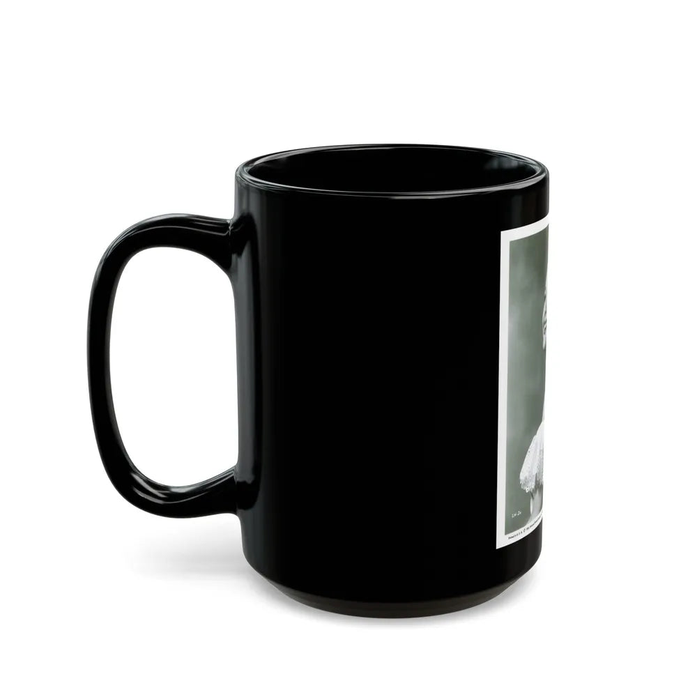 Lori Nelson #32 (Vintage Female Icon) Black Coffee Mug-Go Mug Yourself
